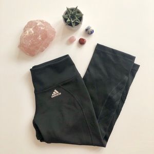Black Adidas Cropped Leggings